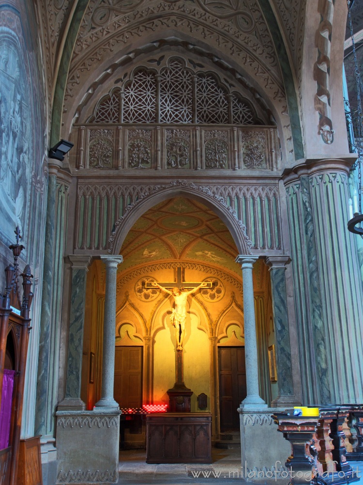 Biella (Italy) - Chapel of the crucifix in the Cathedral of Biella